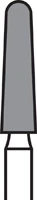 CleanCut Diamond FG Bur, Friction Grip, Medium, Round End Taper, 856-021M, 5/Pk - CleanCut Diamond FG 856-021M - Image 1