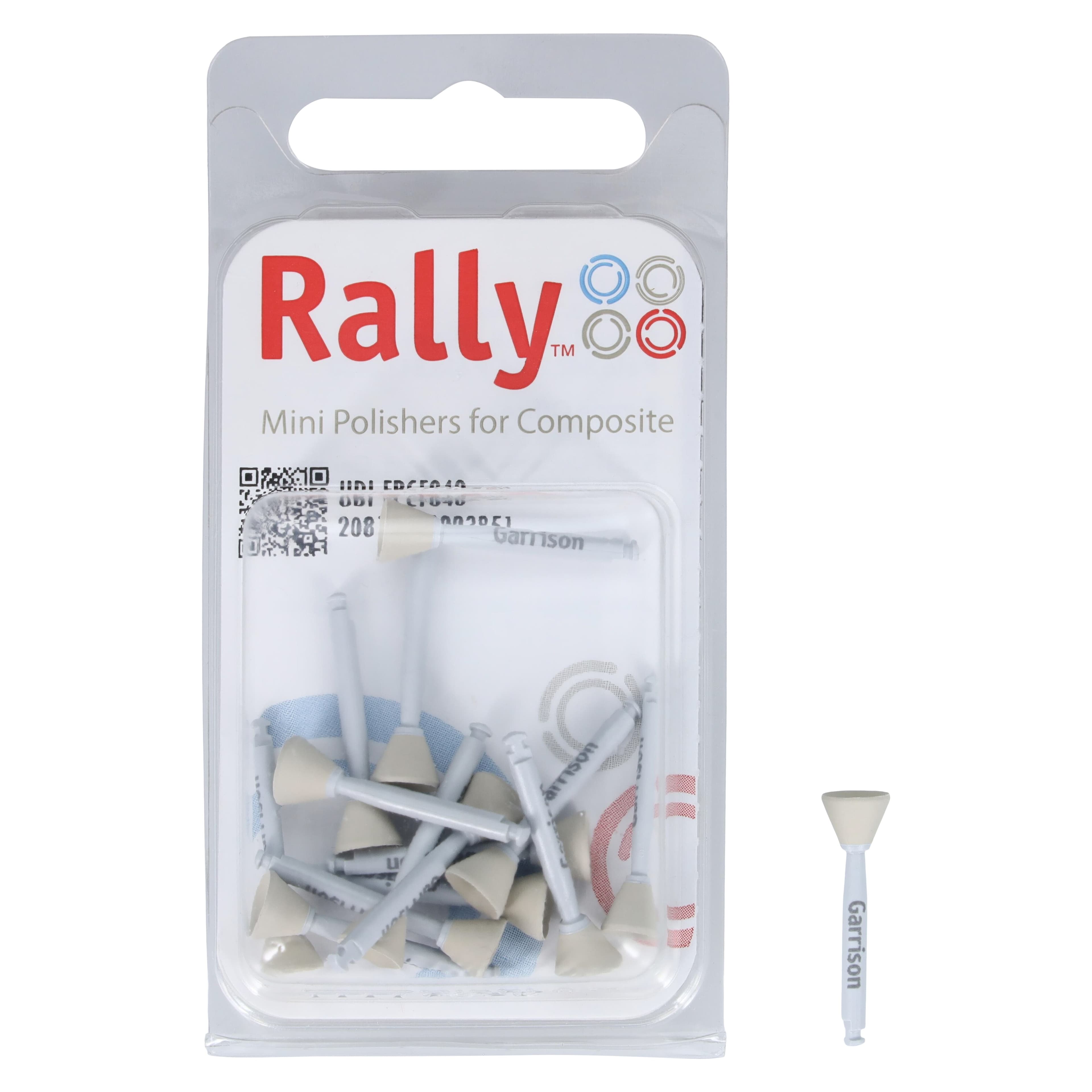 Rally Composite Mini-Polishers Cup Gray Fine, 15/Pk, FPCF040 thumbnail 2