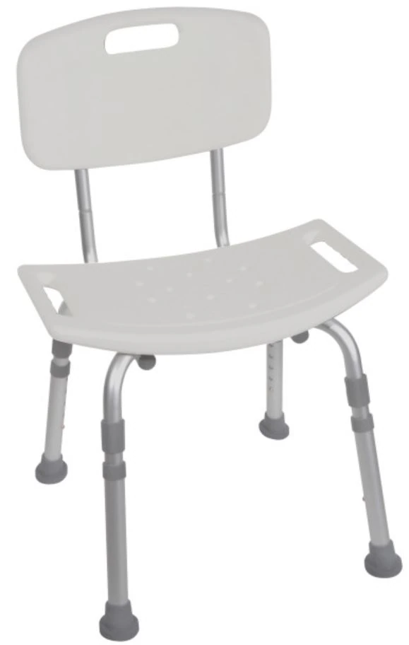 Drive Medical Bath Bench with Back, Standard Size - Bench Bath Std w/Back - Image 1