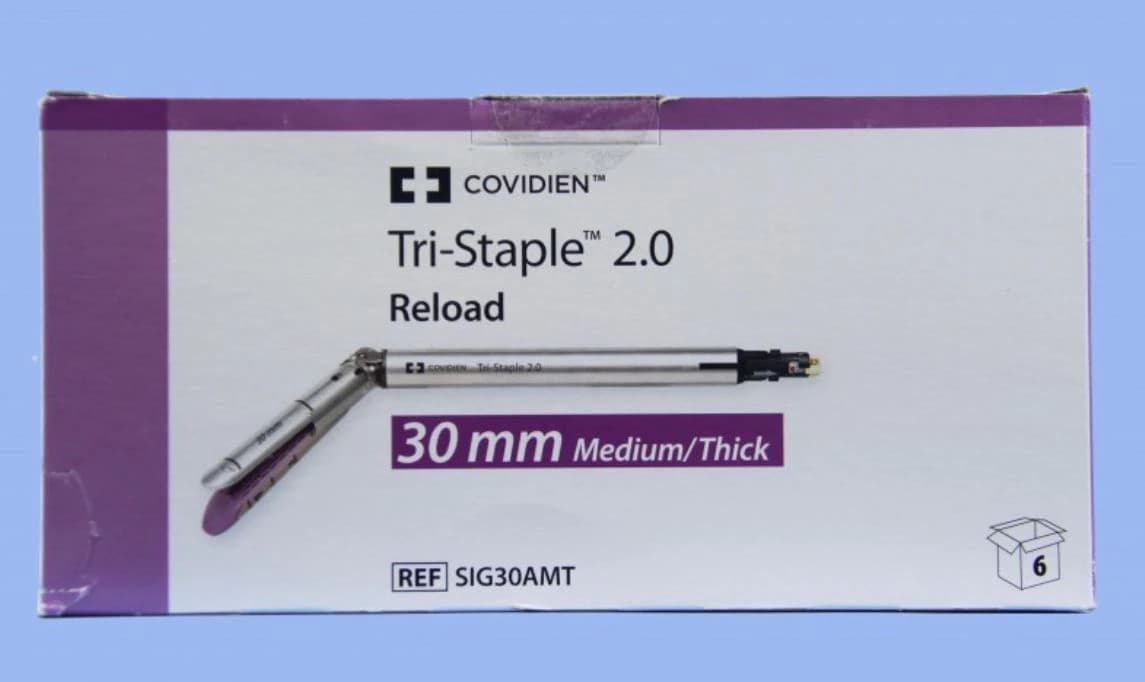 Medtronic Endo GIA Tri-Staple 2.0 Reload, 30mm Articulating, Purple - Stapler Endo Tri 2.0 Sul 30Art - Image 1