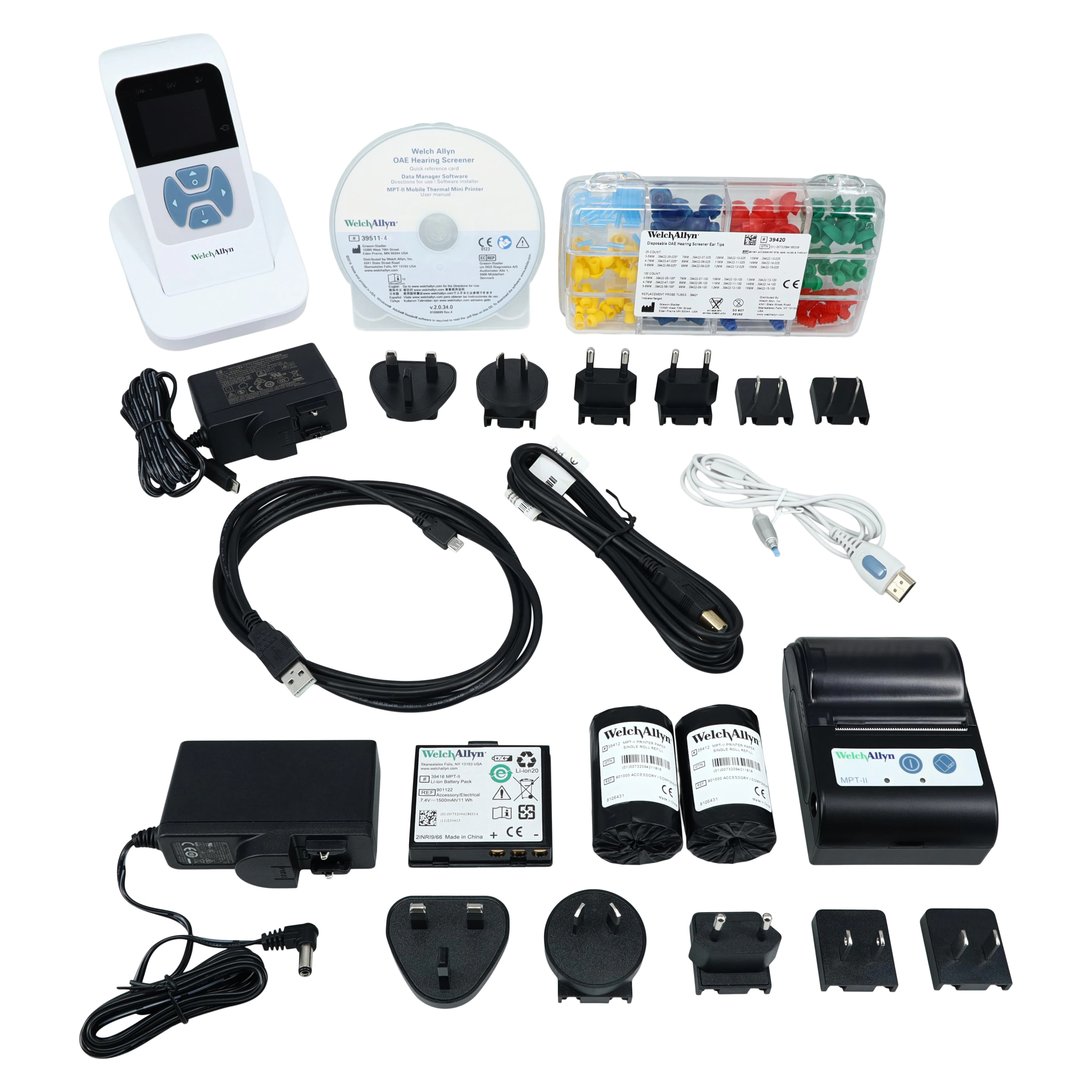 Welch Allyn OAE Hearing Screener, 2/3/4/5 kHz, Battery Operated thumbnail 2