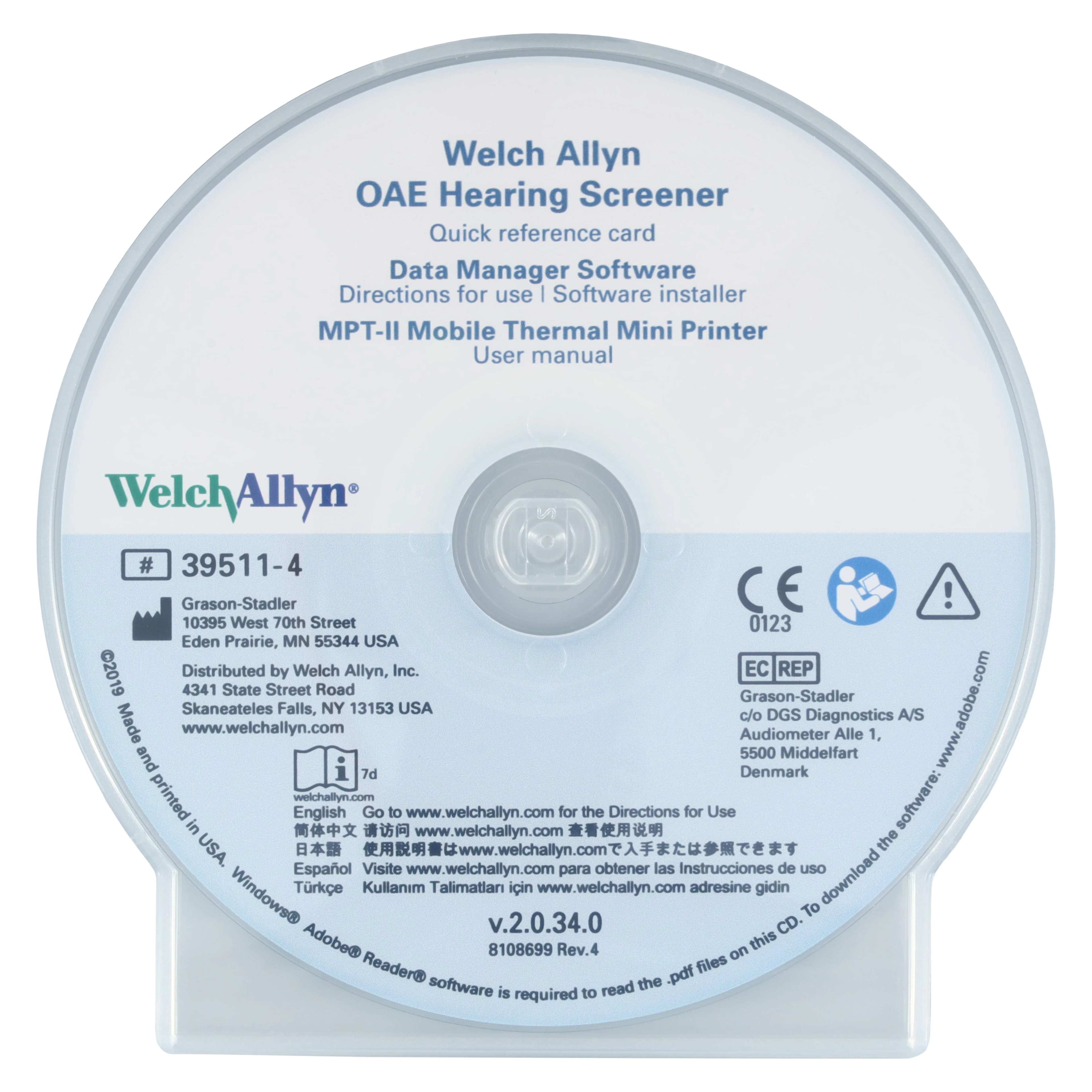 Welch Allyn OAE Hearing Screener, 2/3/4/5 kHz, Battery Operated thumbnail 26