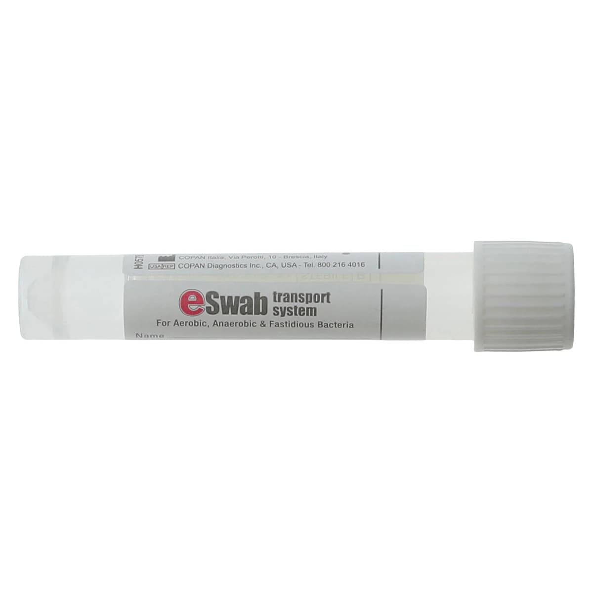 Copan eSwab Nylon Flocked Swab, Regular, Sterile, 80mm Breakpoint, White, with 1 mL Liquid Amies Medium, 50/Package thumbnail 5