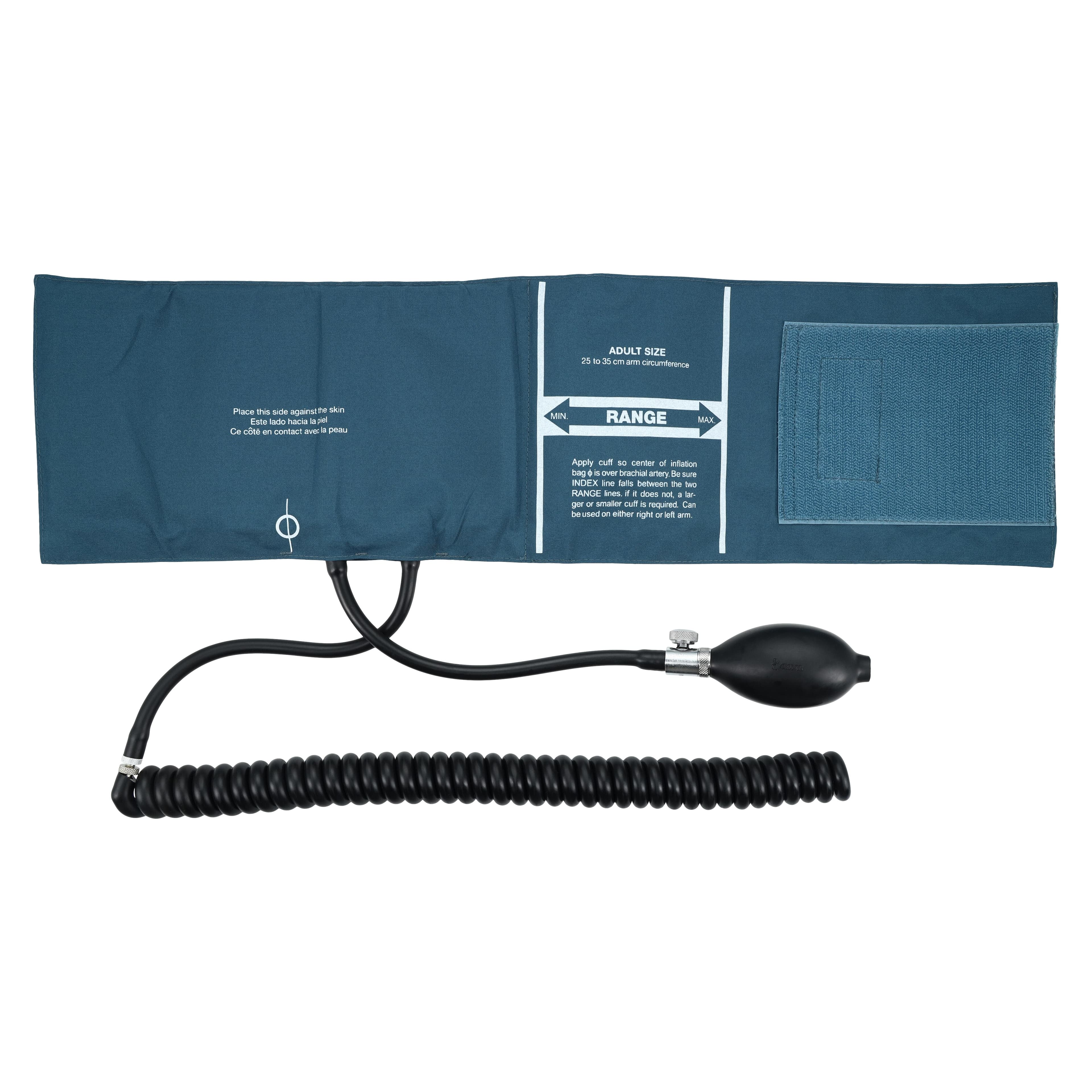 W.A. Baum Calibrated V-Lok Aneroid Sphygmomanometer, Wall Mount, Adult, Neutral White Latex Arm, High Contrast Dial thumbnail 4
