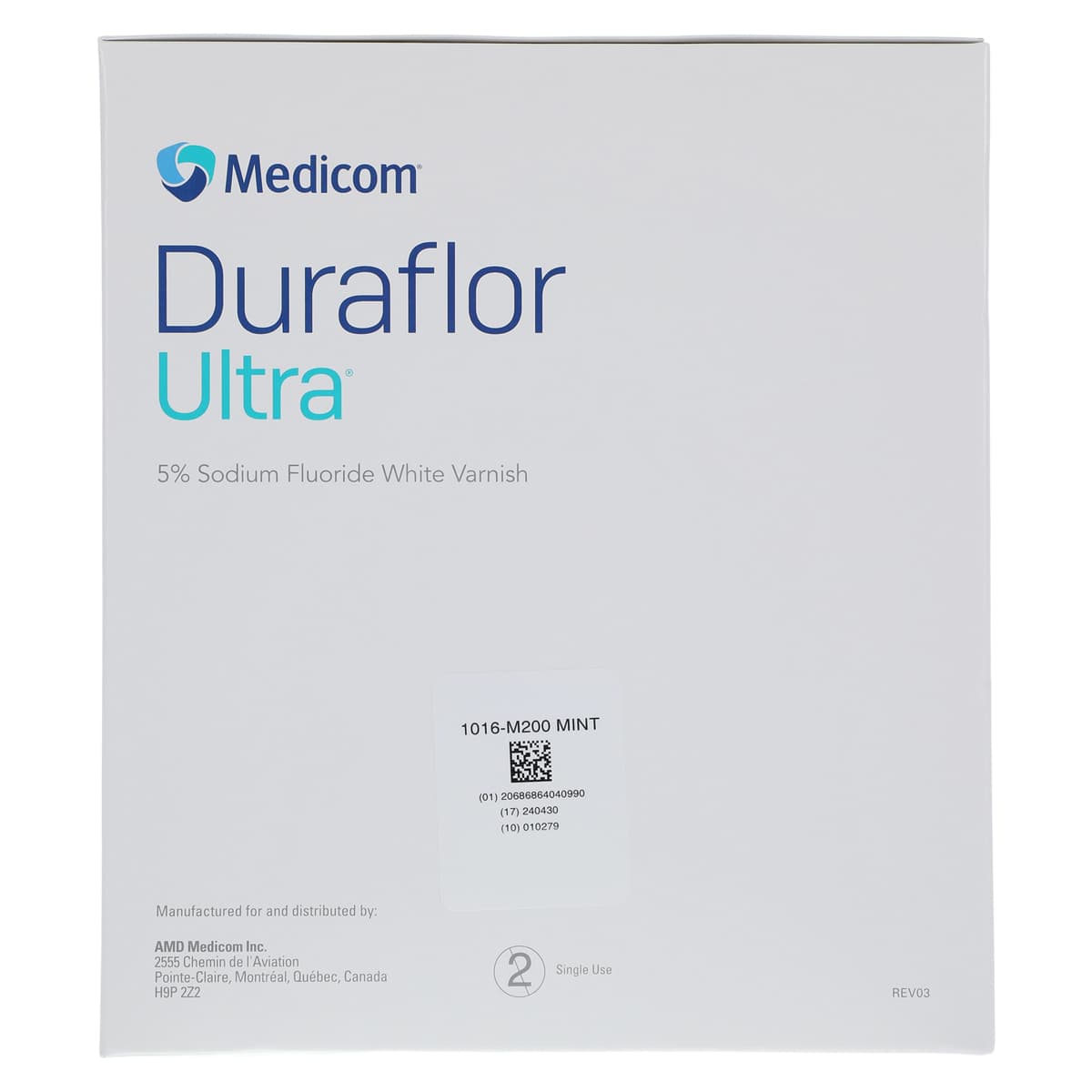 Duraflor Ultra 5% Sodium Fluoride White Varnish, Mint, 0.4 mL Unit Dose, 200/Box, 1016-M200 thumbnail 4
