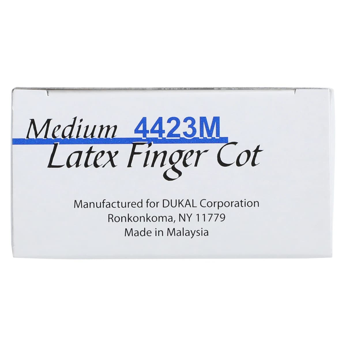 Dukal Latex Finger Cots, Non-Powdered, Pre-Rolled, Medium, Natural White, 144/Box, 4423M thumbnail 6