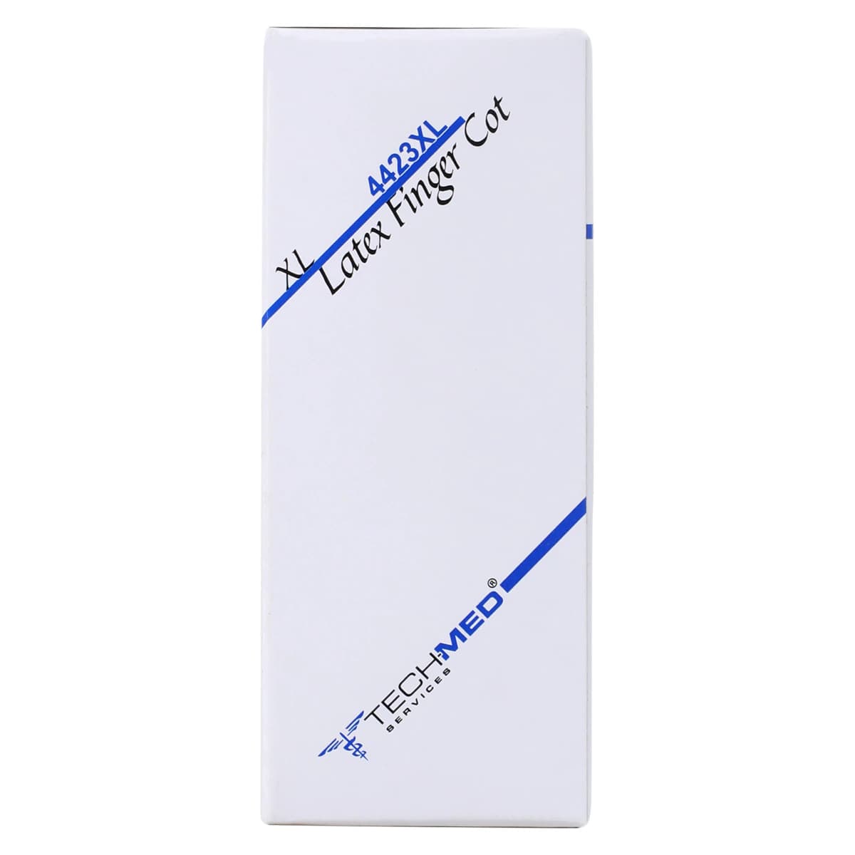 Dukal Tech-Med Latex Finger Cots, X-Large, Powder-Free, Pre-Rolled, Natural White, 144/Box, 4423XL thumbnail 3