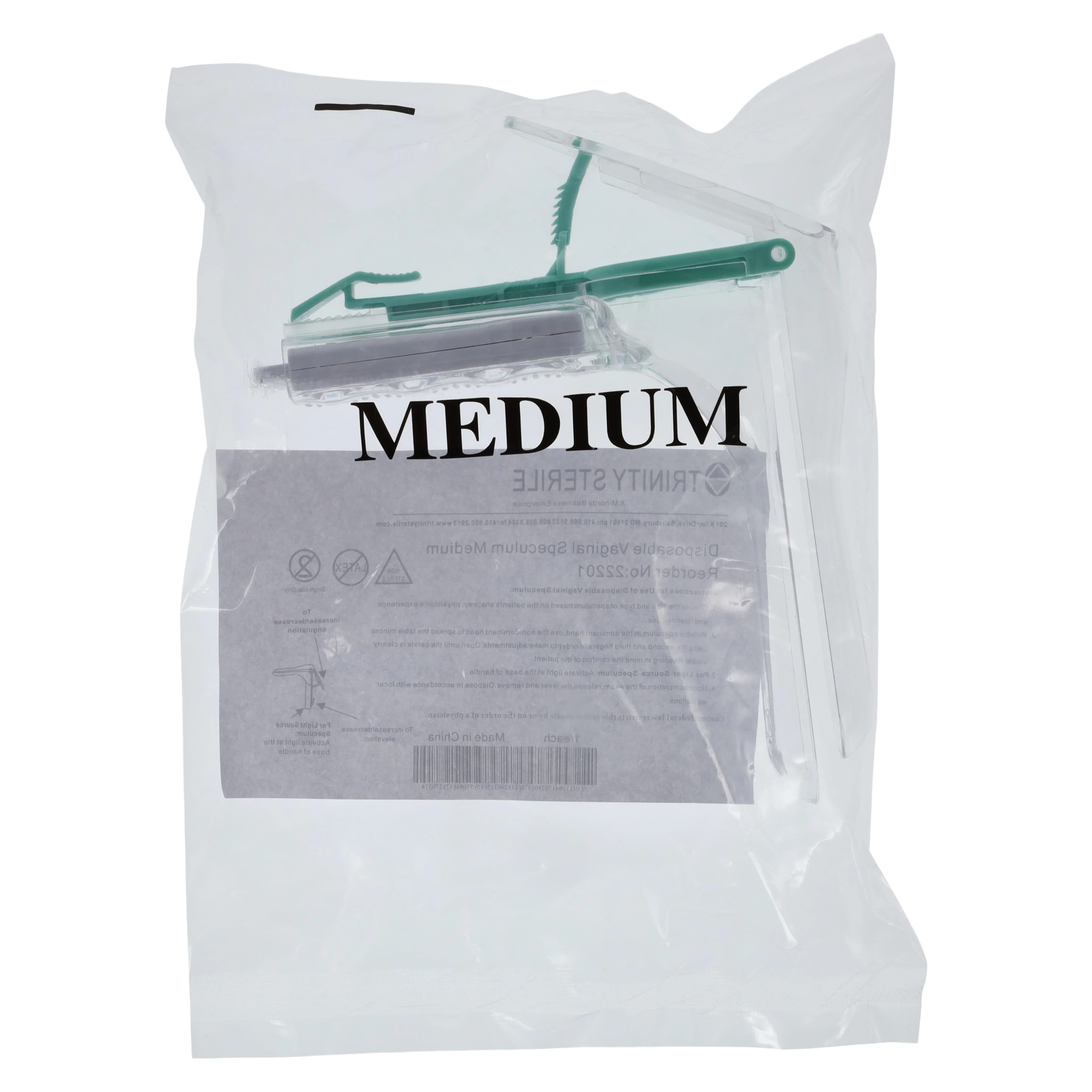 Trinity Sterile Vaginal Speculum with Built-In LED, Medium, 100/Box thumbnail 3