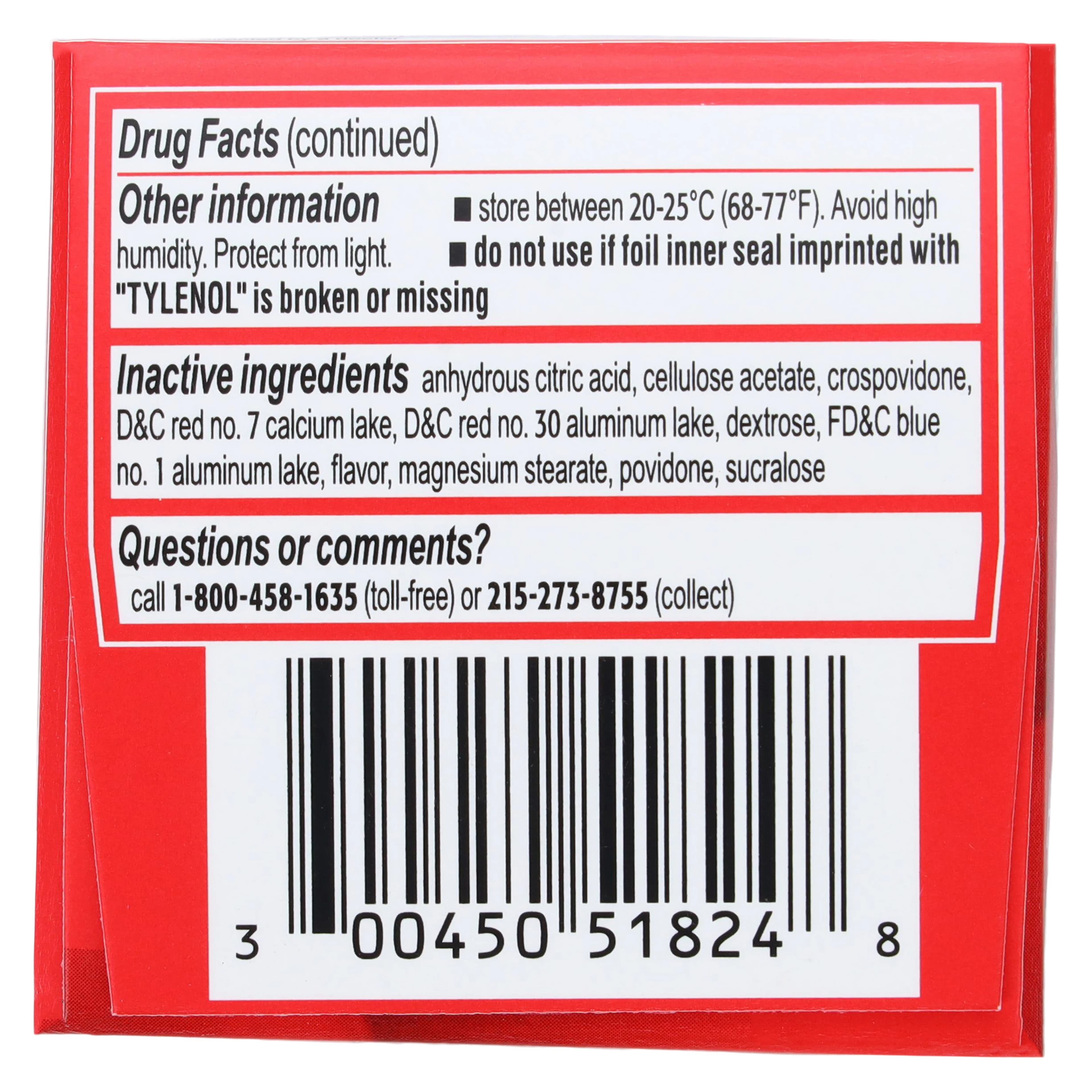 Tylenol Children's Chewable Tablets, Grape, 24 Count Bottle thumbnail 4