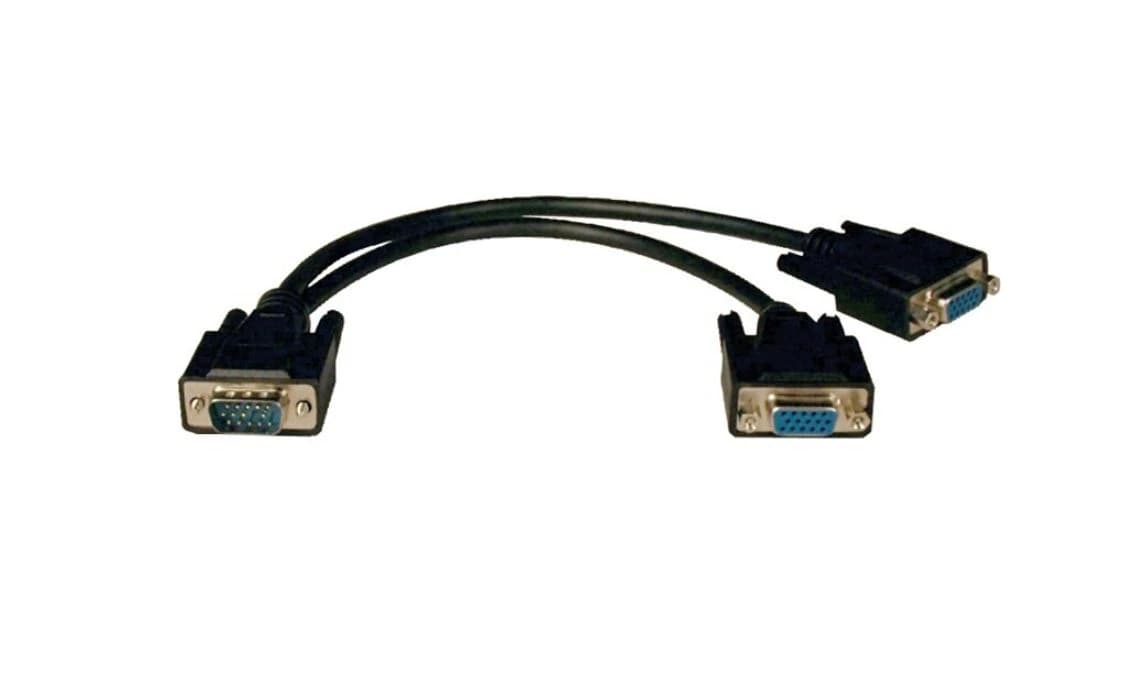 Cable Y-Splitter Tripp Lite, 1 Ft - Cable Y-Splitter Tripp Lite - Image 1