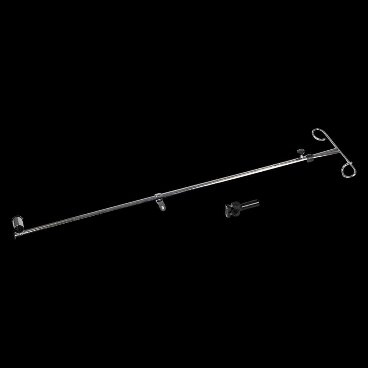 Medline Wheelchair IV Pole, 2 Hook, Fits 18" Wheelchairs - IV Pole f/18" Wheelchair - Image 1