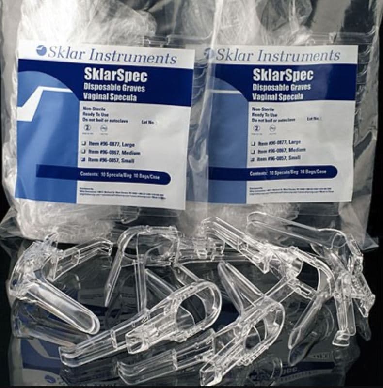 Sklar Instruments Graves Vaginal Speculum, Large, 100/Case - Speculum Vaginal Graves SU - Image 1