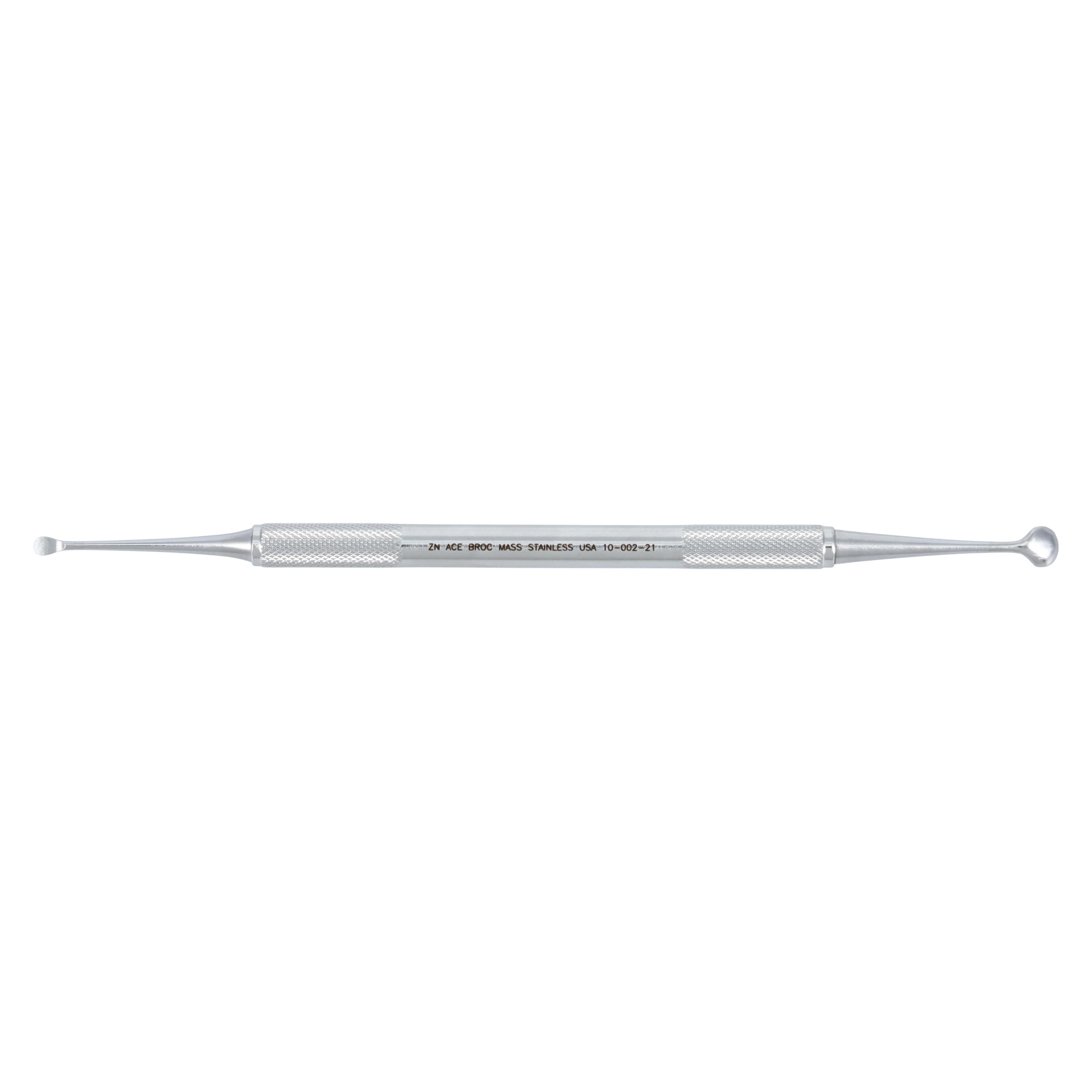 Ace Surgical Molt Bone Curette #2/4, Double End, DuraLite ColorRings, 100% Stainless Steel - Curette Molt Bone #2/4 Dbl End - Image 1