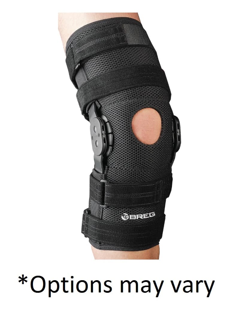 Breg Roadrunner Knee Brace, Adult Neoprene, Size Large (21-24"), Full Circle Strap, Left/Right - Strap Knee Brace Full Circle - Image 1