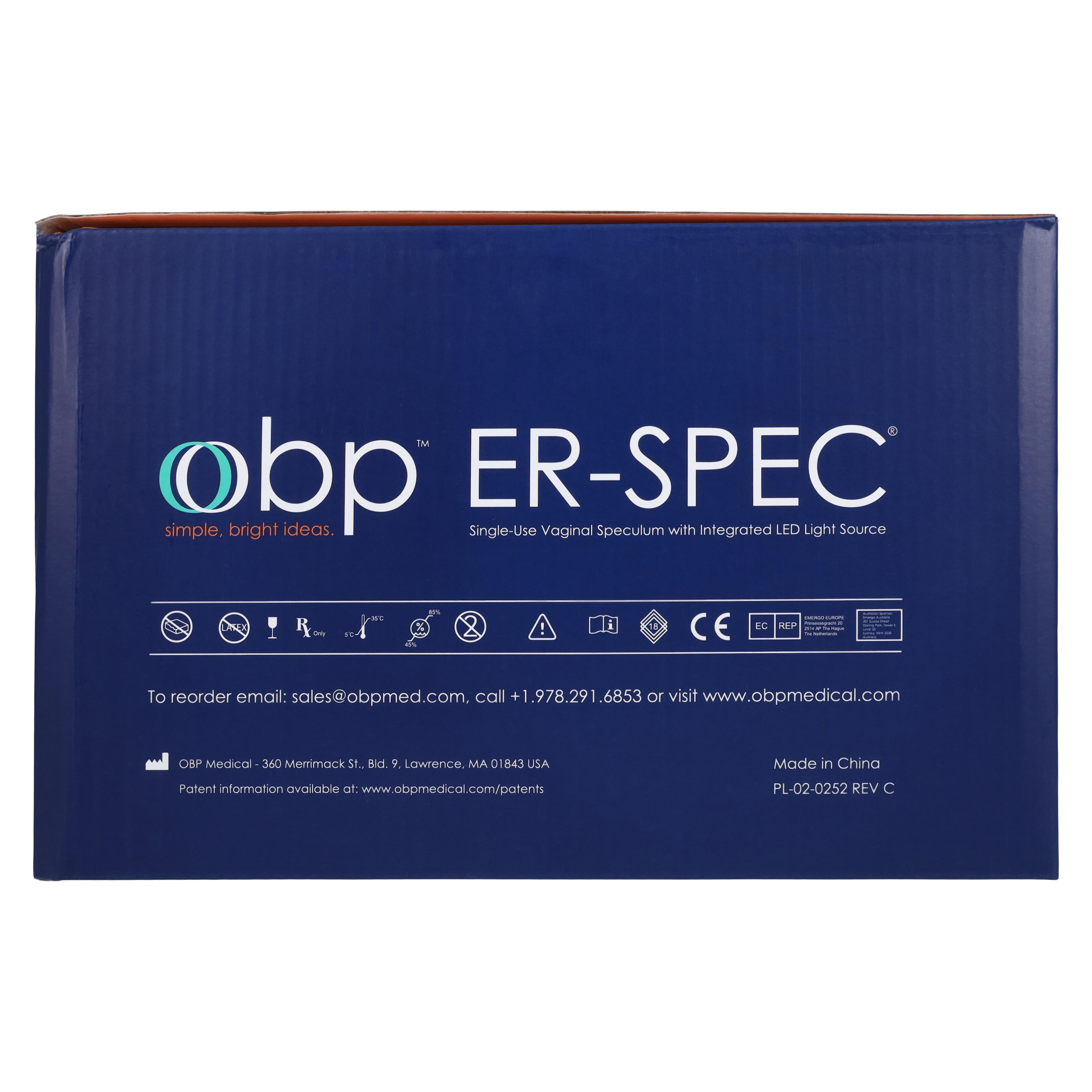 Cooper Surgical ER-SPEC Lighted Vaginal Speculum, 18/Box thumbnail 6