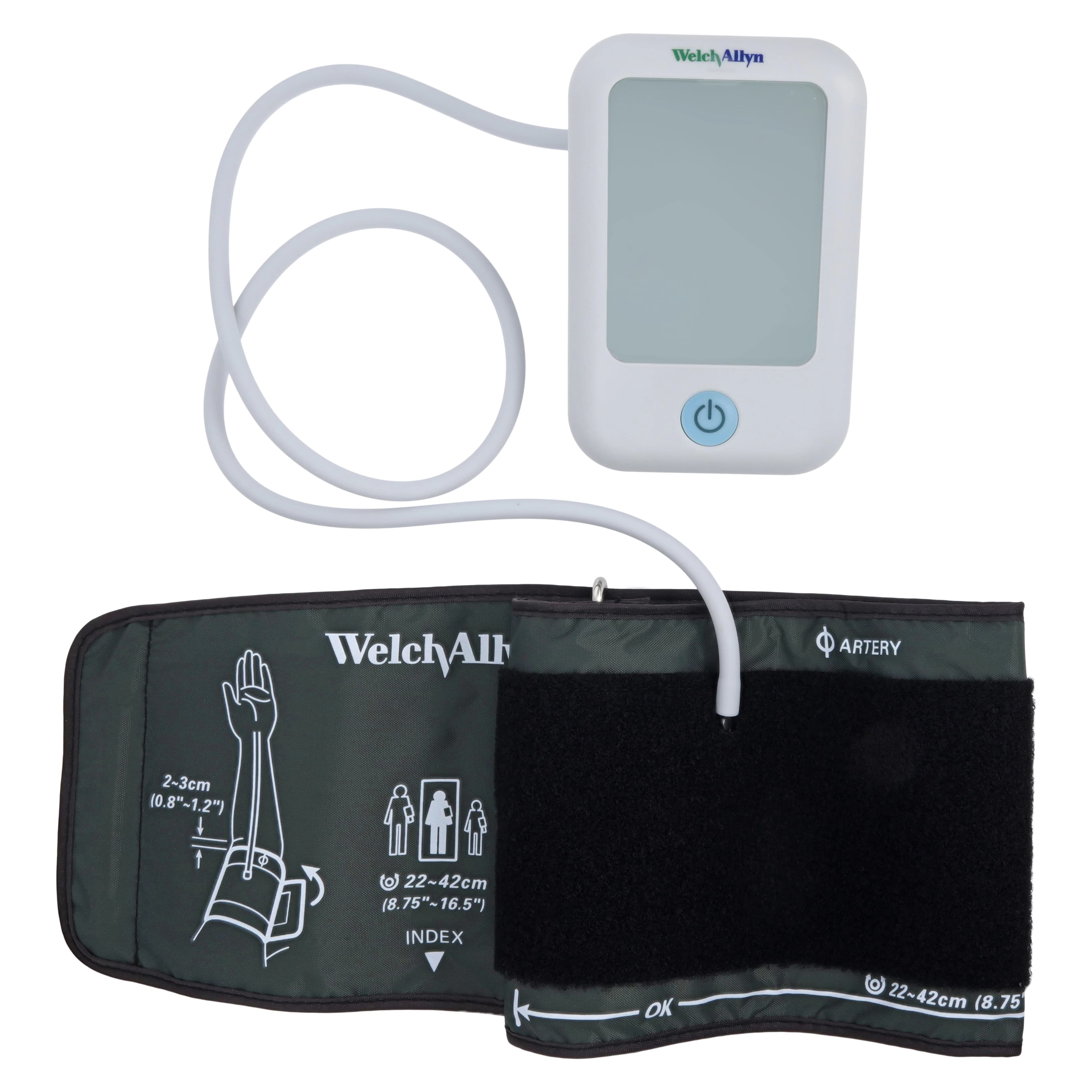 Welch Blood Pressure Monitor Home, Digital Display, Black/White thumbnail 4