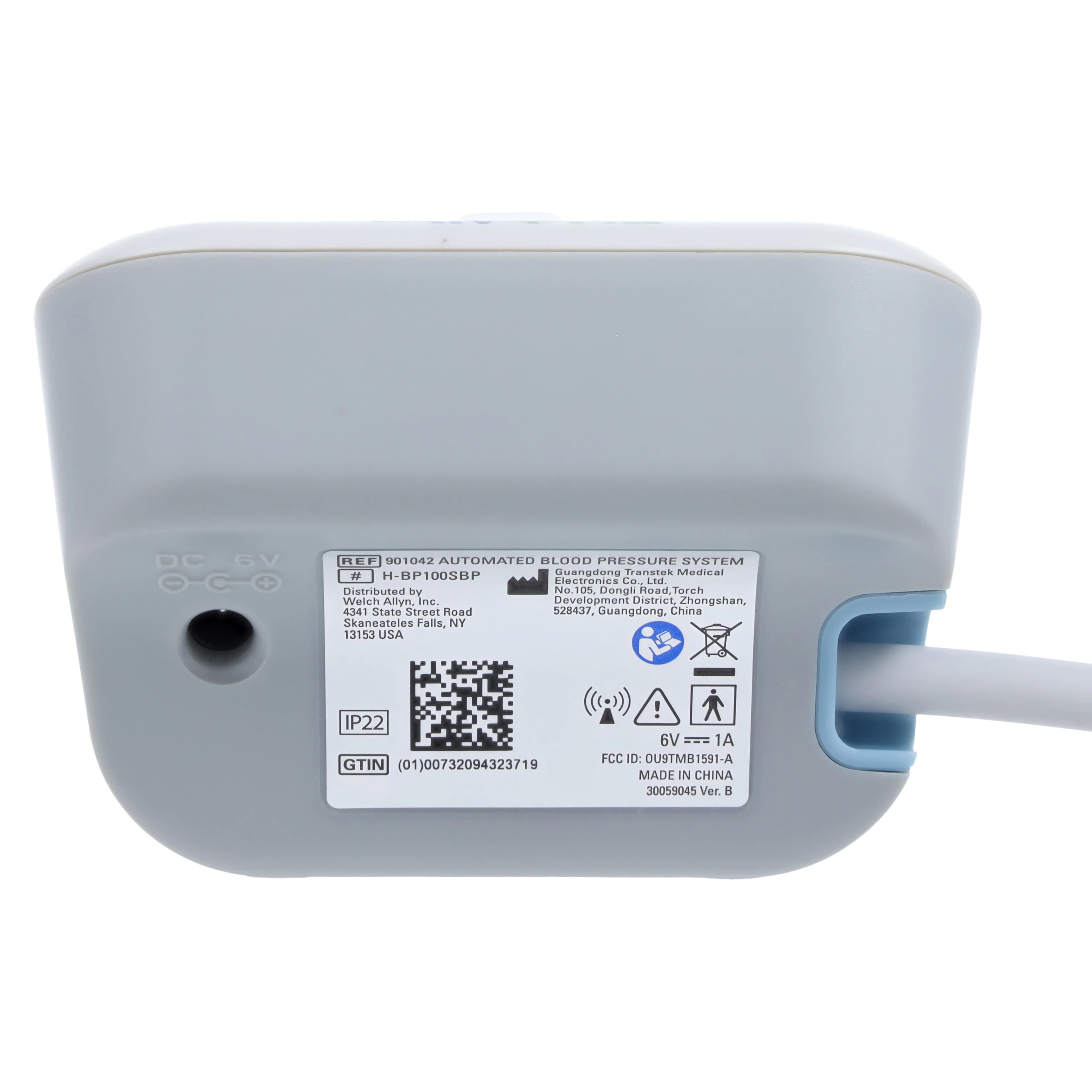Welch Blood Pressure Monitor Home, Digital Display, Black/White thumbnail 5