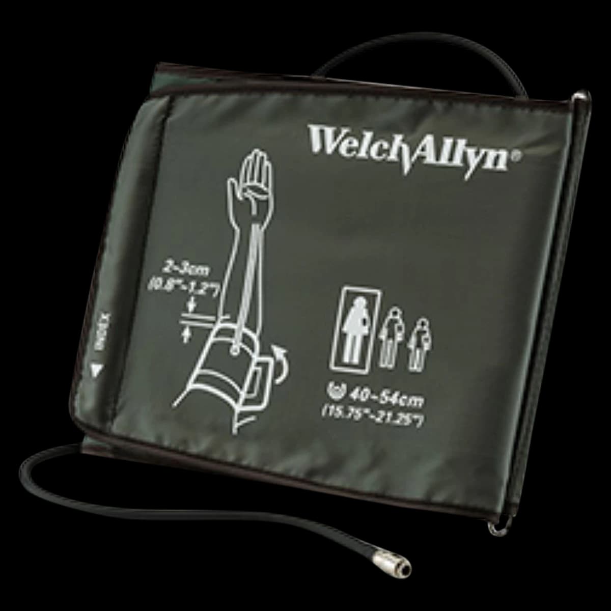 Welch Allyn SureBP Blood Pressure Cuff, X-Large, Adult Home, 40-54 cm, Black, Each - Cuff X-Large WA Home 40-54cm - Image 1