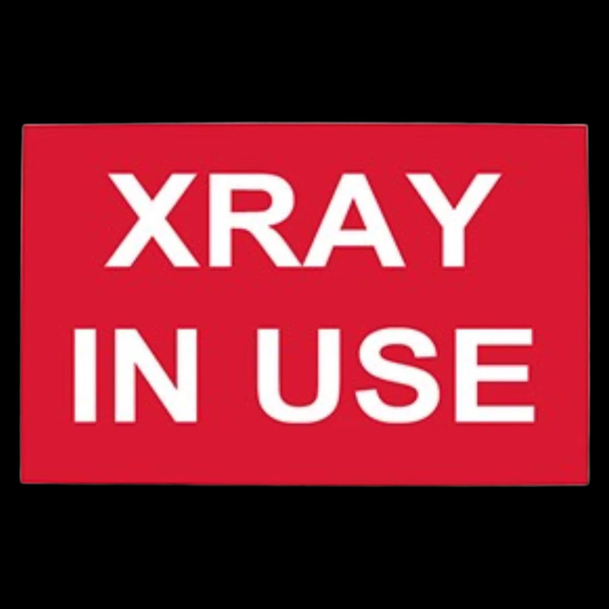 Source One Illuminated "X-Ray In Use" Sign - Sign "X-Ray In Use" Illumnated - Image 1