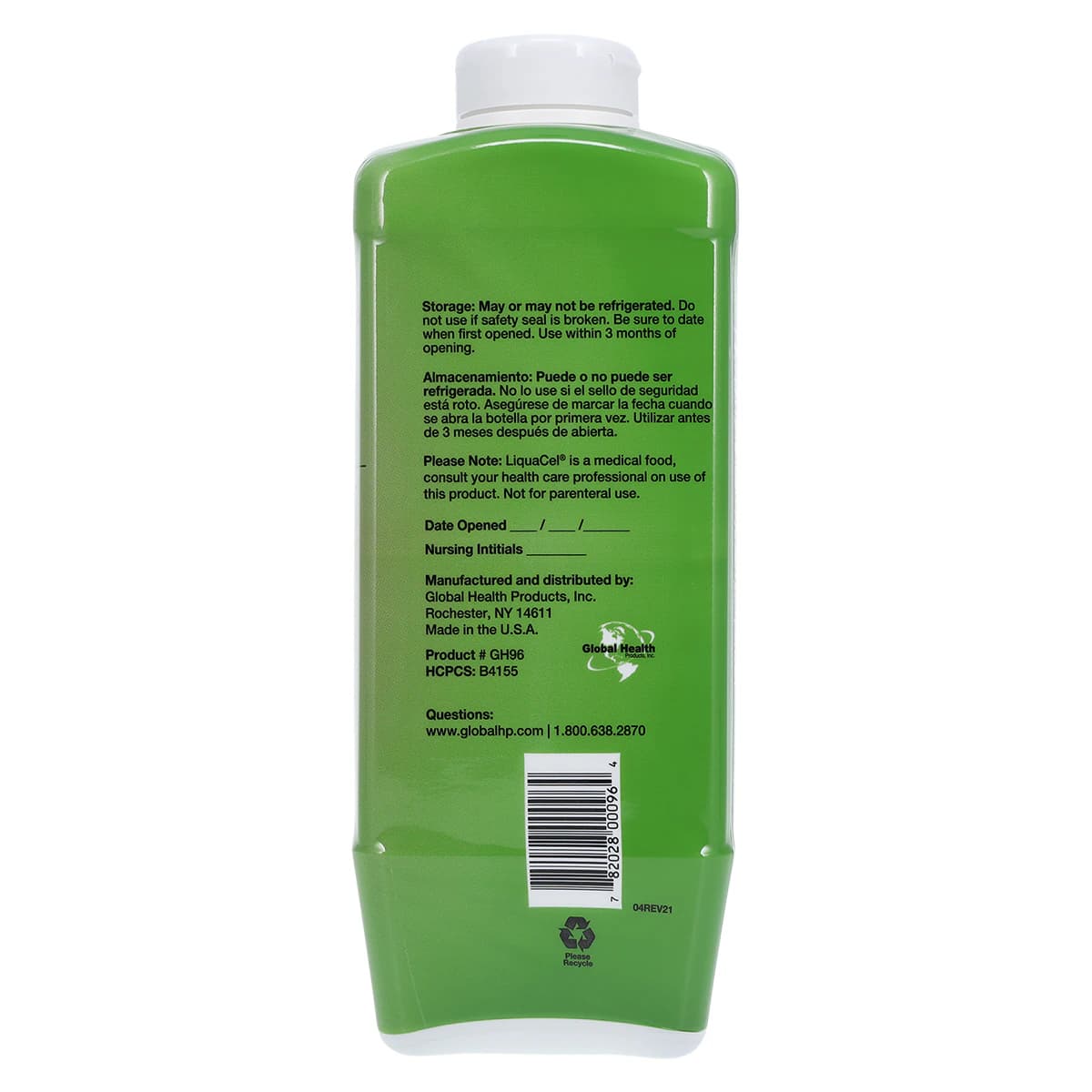 LiquaCel Liquid Nutritional Supplement, Watermelon, 32 oz Bottle thumbnail 3