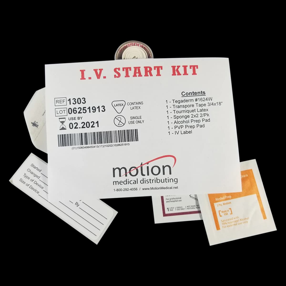 IV Start Kit with Tegaderm - IV Start Kit w/Tegaderm - Image 1