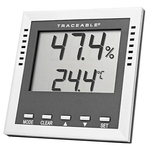 Thermometer Traceable 4410, Dew Point/Wet Bulb/Humidity, ABS Plastic, -40 to 70°C, 1 to 99% RH, LCD Display - Thermometer Traceable 4410 - Image 1