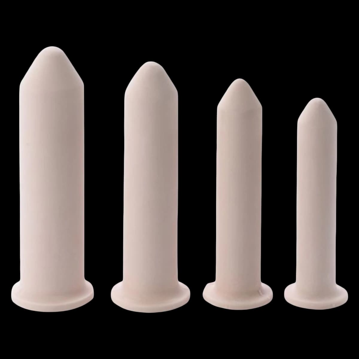 Cooper Surgical Hymnen Vaginal Dilator Set, Small, Medium, Large, XL, 4/Set - Dilator Hymnl Sm, Md, Lg, XL - Image 1