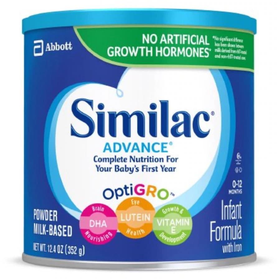Similac Advance Infant Nutritional Formula Powder, 12.4 oz Can, 6/Case - Formula Similac Adv Pwdr Rtl - Image 1
