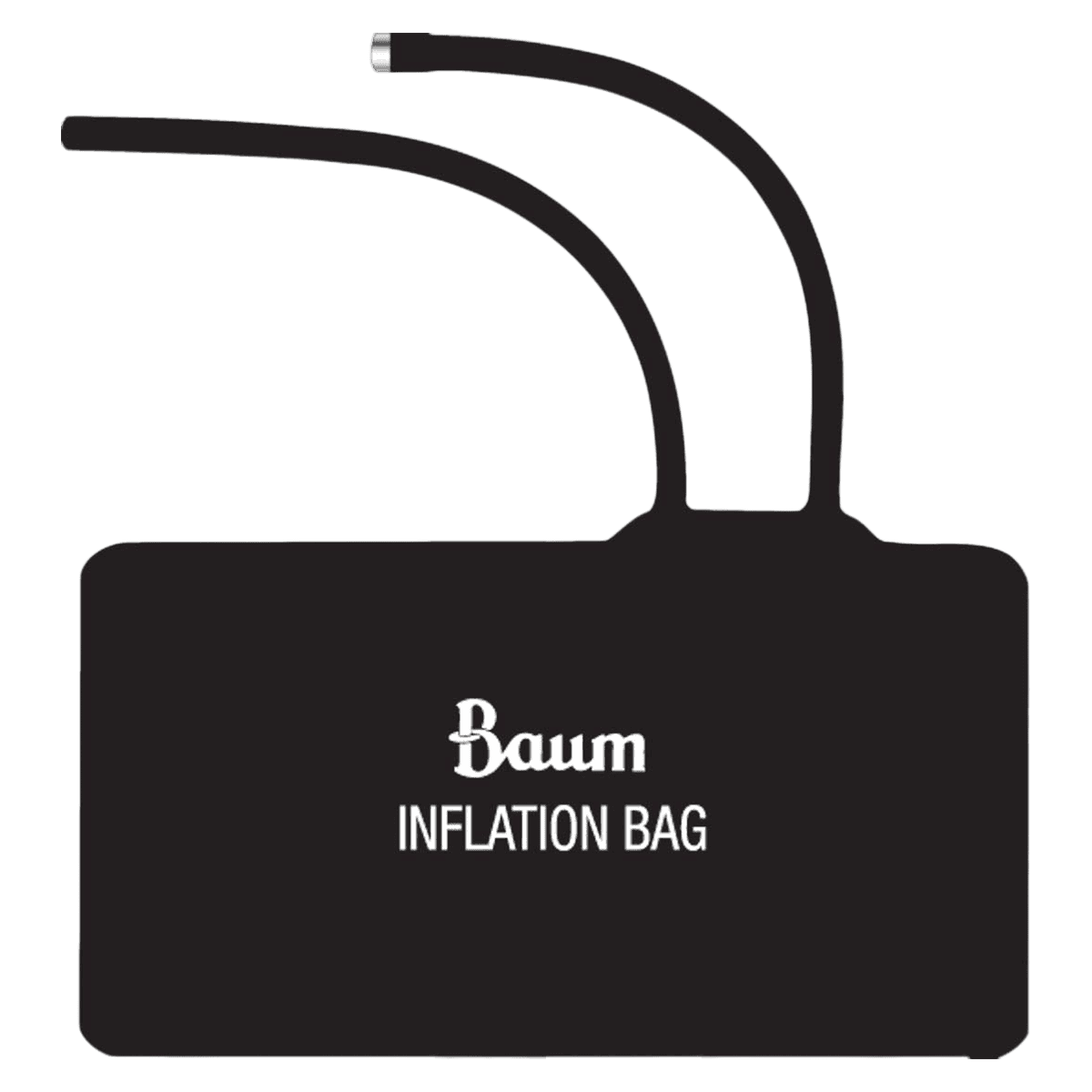 Baumomanometer Inflation Bladder, Black Latex, for Blood Pressure Cuff, Each thumbnail 2