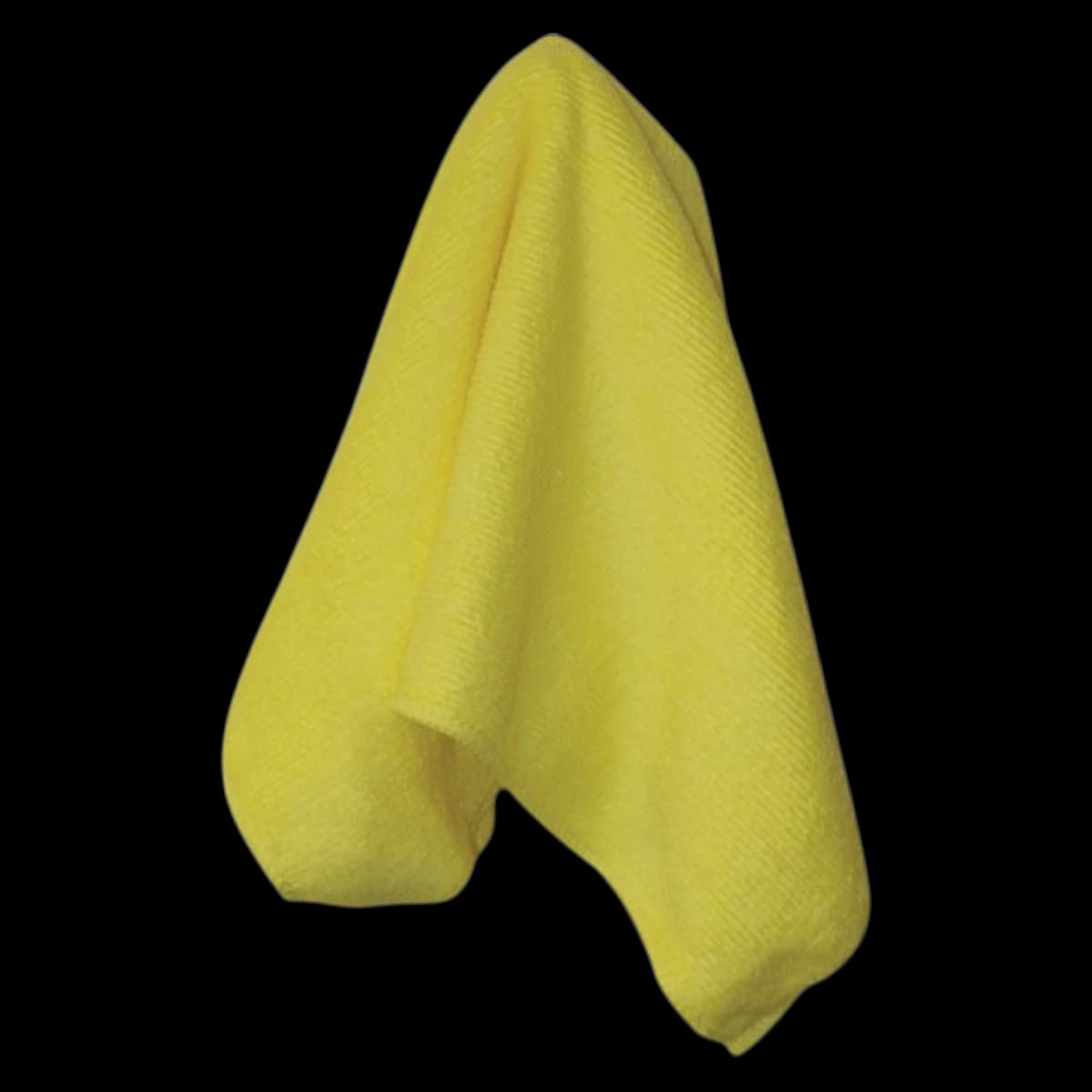 Genuine Joe Cloth Microfiber All-Purpose Cleaning Cloths, Yellow, 12/Bag - Cloth Microfiber All-Purpose - Image 1