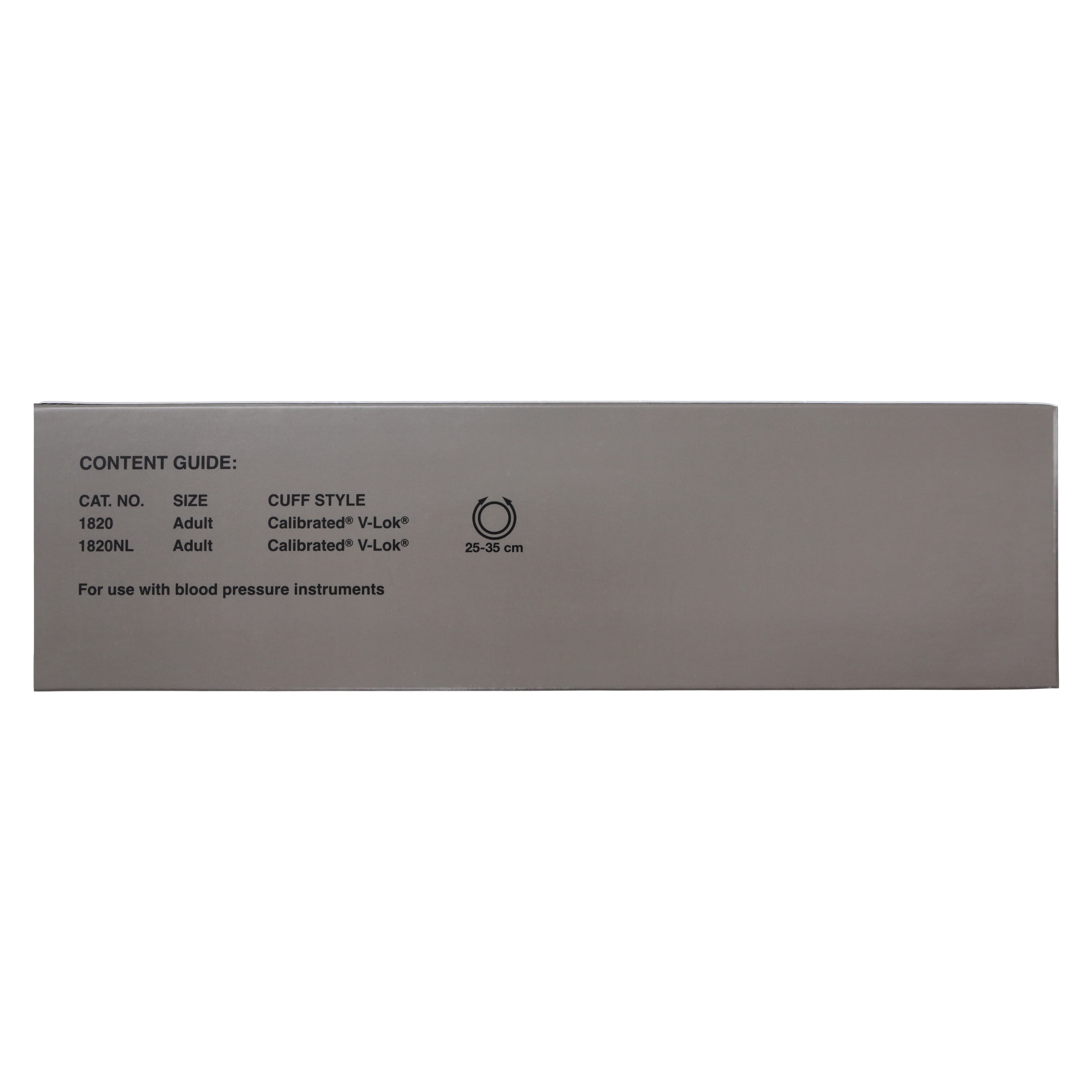 W.A. Baum Calibrated V-Lok Blood Pressure Inflation System, Medium, Blue, Latex, Each thumbnail 6
