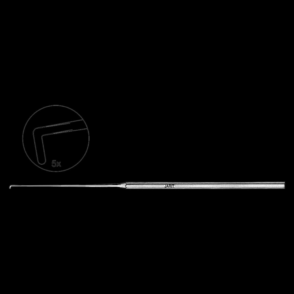 Miltex-Integra House-Crabtree Pick Dissector, 6-5/8" Length, 90 Degree Angle - Dissector House-Crbtr 6-5/8" - Image 1