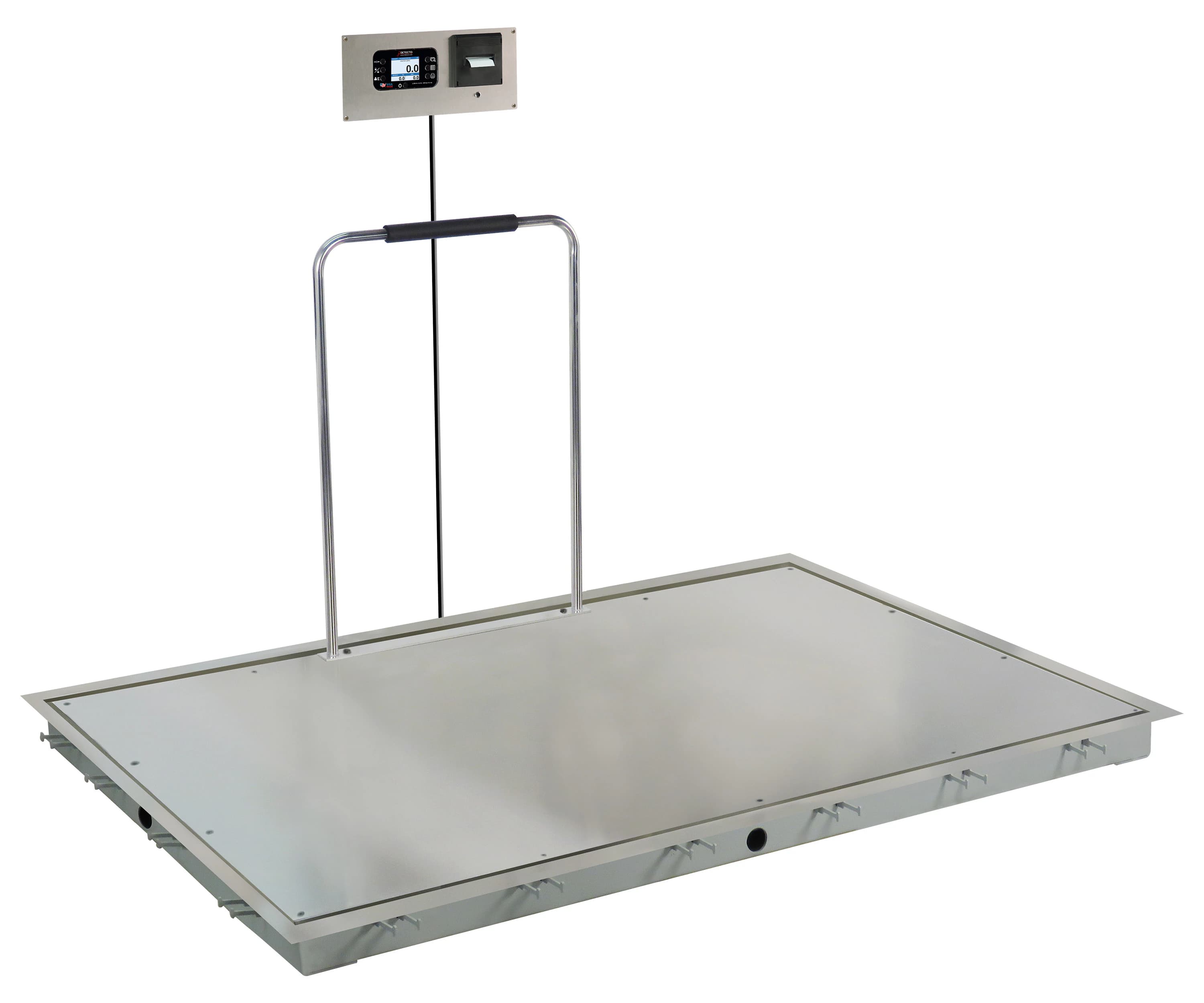 Detecto In-Floor Dialysis Scale with Handrail - In Floor Dialysis Scale w/ Han - Image 1