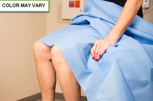 Graham Medical Patient Drape, 3-Ply Tissue, 12" x 24", White, Non-Sterile, Disposable, 500/Case - Drape Breast 3Ply Tissue Wht - Image 1