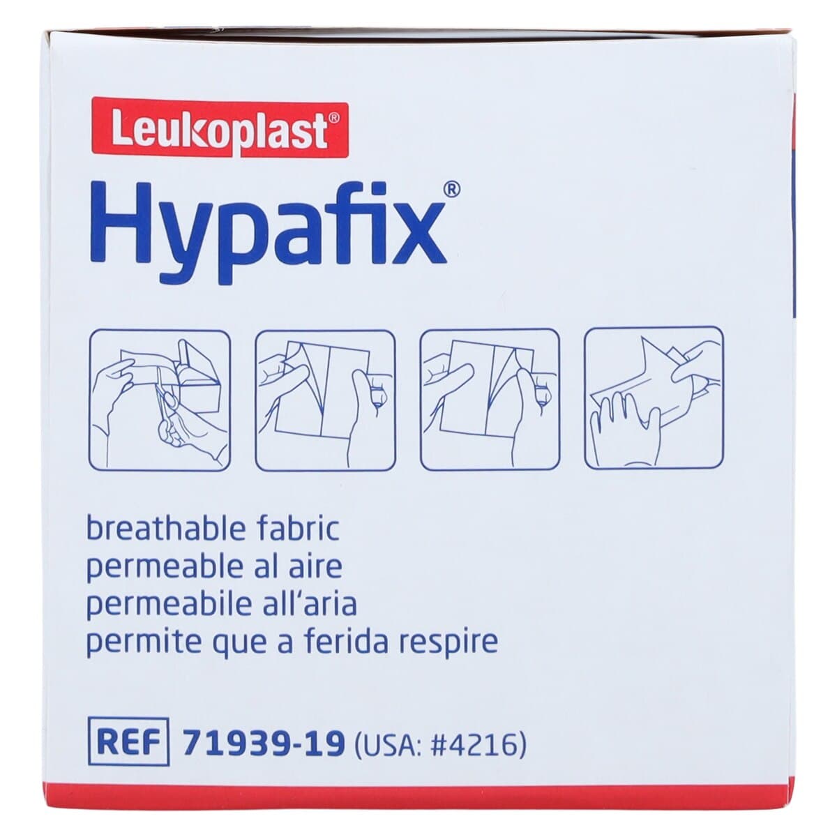 Hypafix Retention Tape, Fabric, 4" x 2-1/4 yd, White, Each thumbnail 5