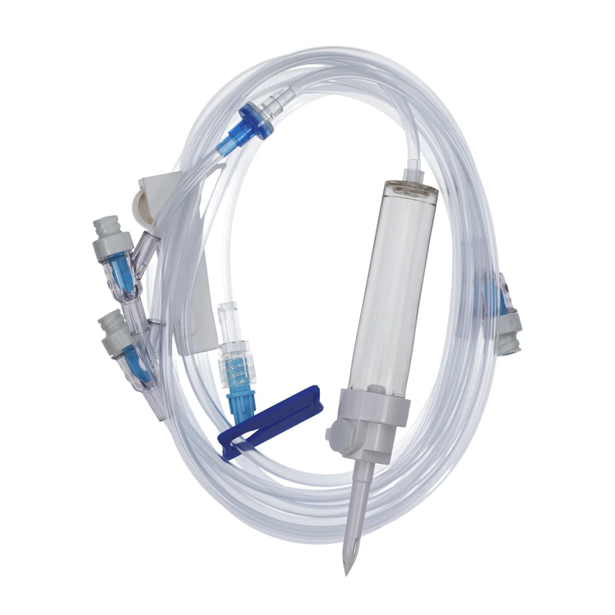 Administration Set MaxGuard, Needleless, 3 Y-Injection Sites, 15 Drops/mL, 112" Male SPIN-LOCK, 50/Case - Administration Set MaxGuard - Image 1