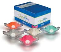 Accutron ClearView Single-Use Nasal Masks, Pedo, Unscented Gray, 12/Box, 33037-9 - ClearView™ Pedo Nasal Masks 12/Pack - Image 1