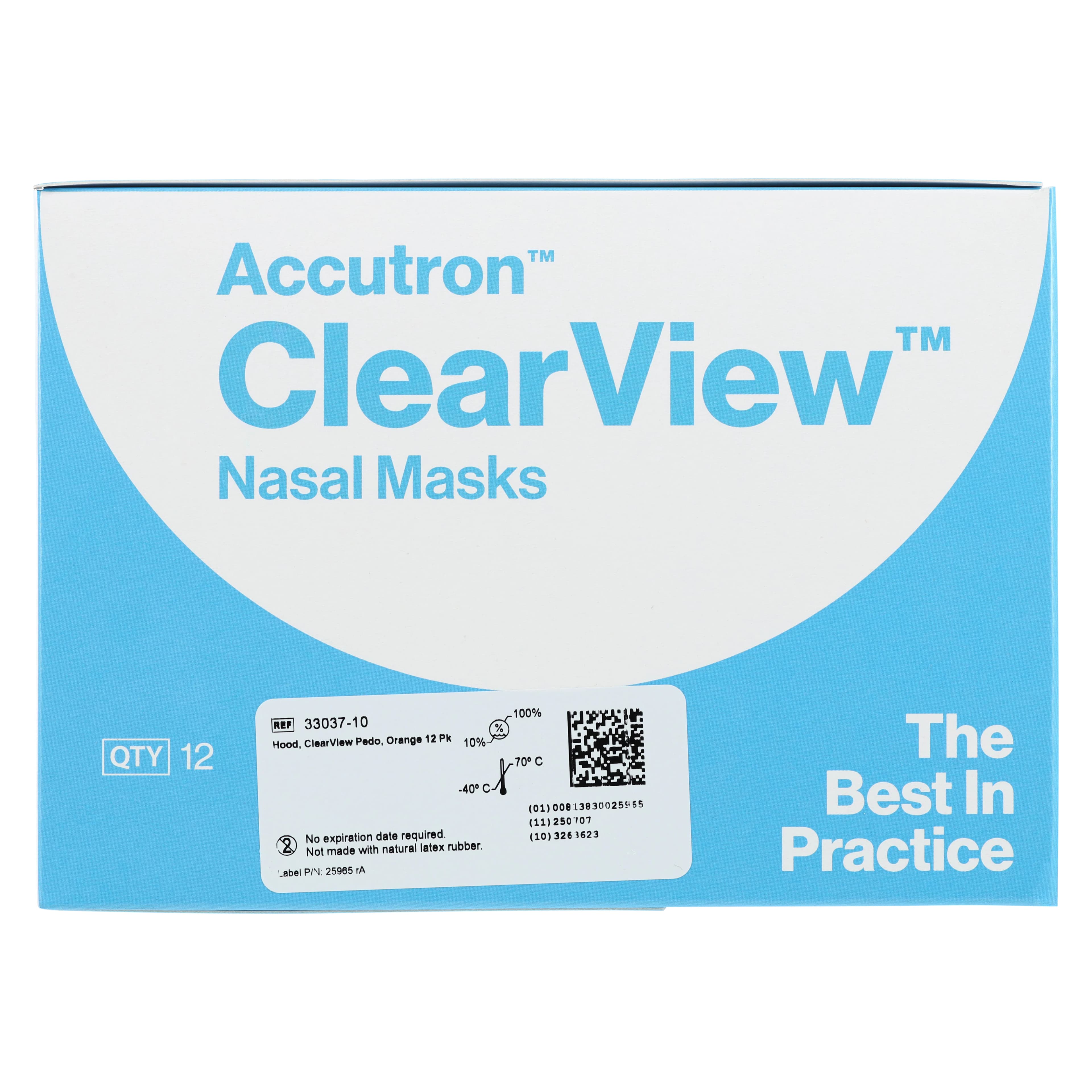 ClearView Single-Use Nasal Masks, Pediatric, Outlaw Orange, 12/Pk, 33037-10 thumbnail 9