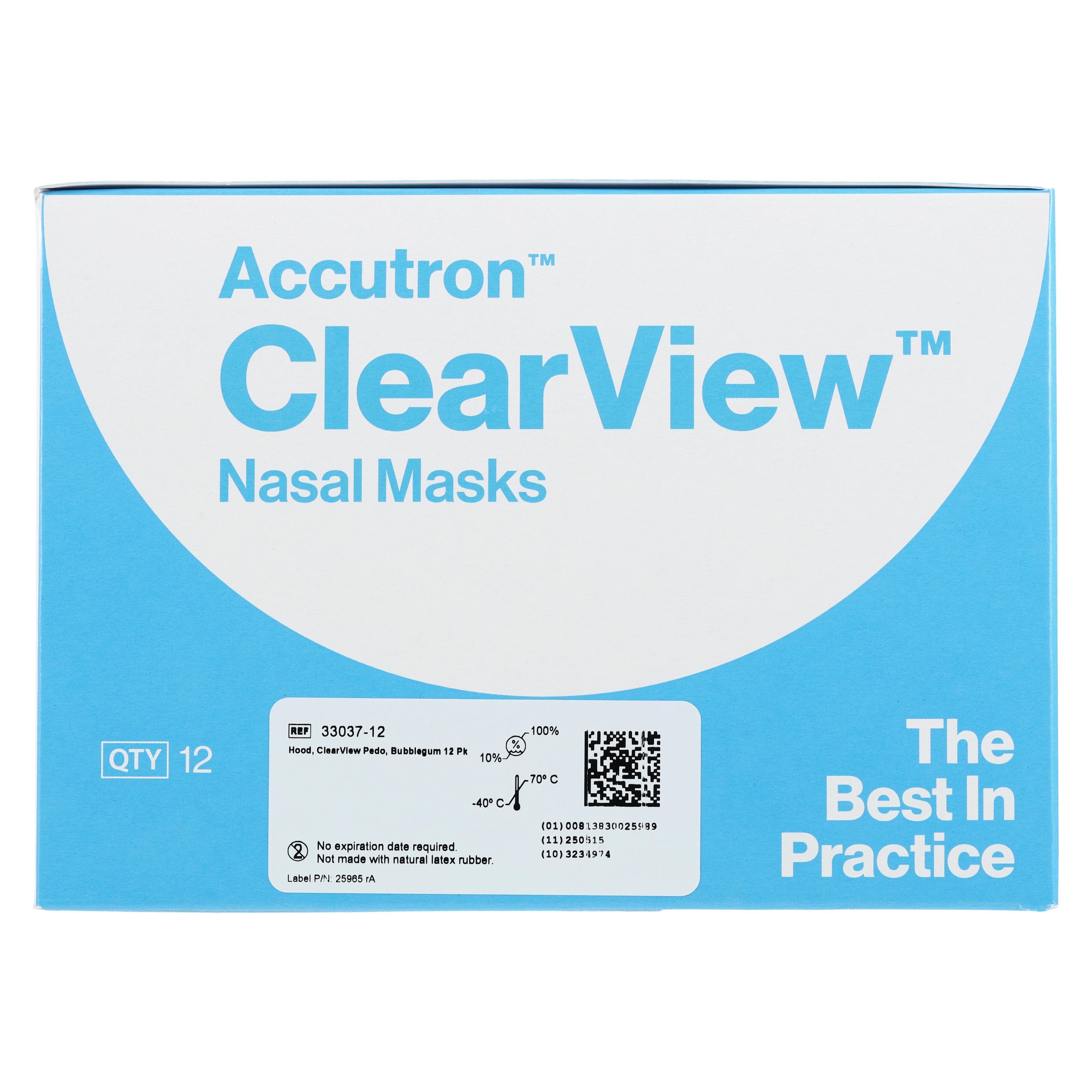 Accutron ClearView Single-Use Nasal Hoods, Pediatric, Birthday Bubblegum, 12/Pk, 33037-12 thumbnail 9