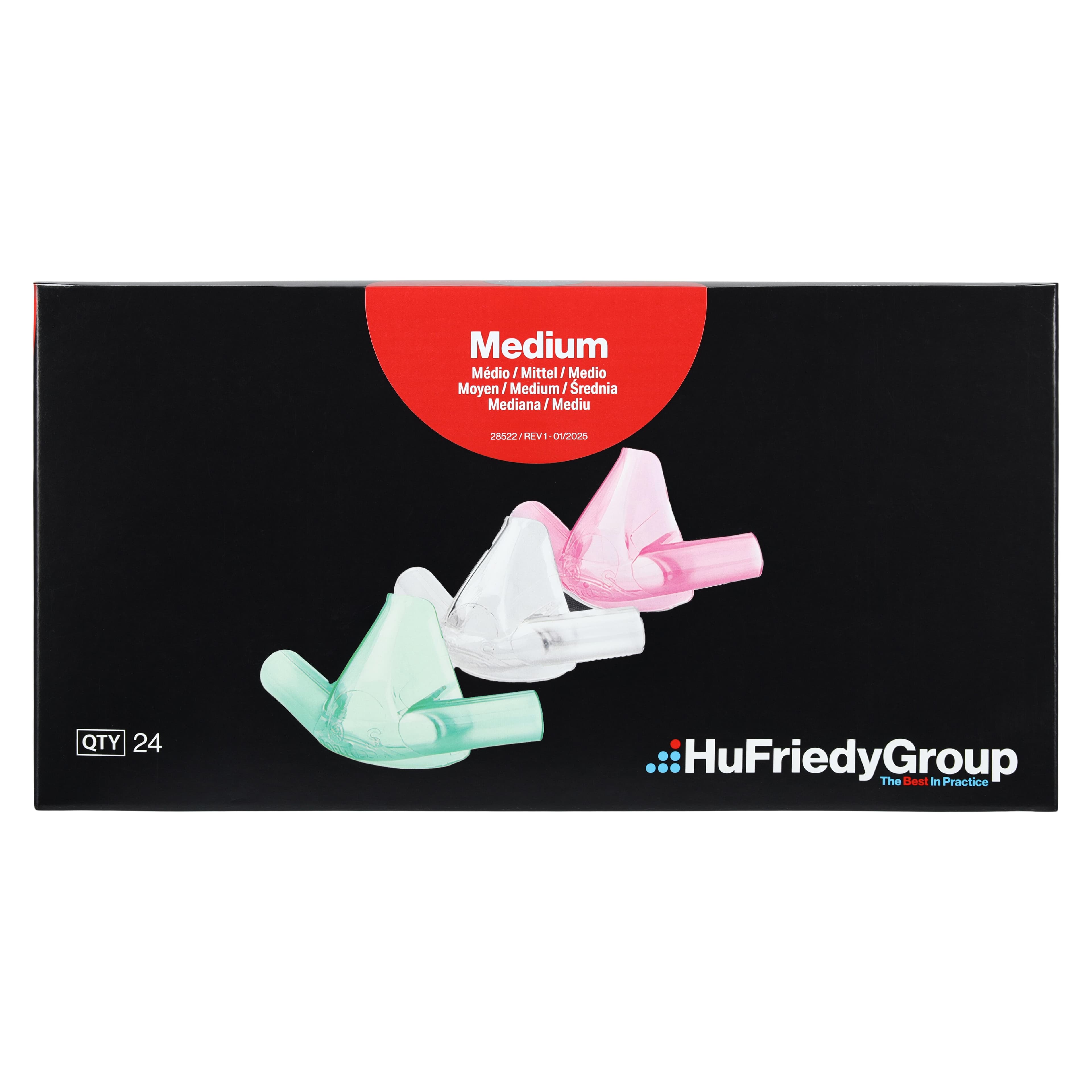 Accutron Axess Low Profile Nasal Mask, Medium, Clear, Unscented, Single-Use, 24/Pk, 53035-9 thumbnail 8