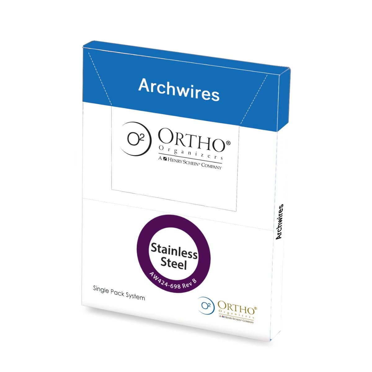 Stainless Steel Lower Oval Archwire, 0.016 x 0.022 in, 10/Pk - 016 X 022 Lo Ss Oval Arch - Image 1
