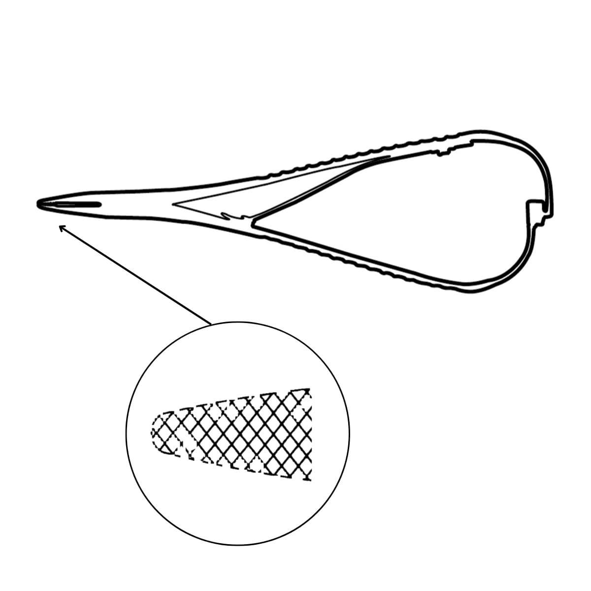 Endura Plus Mathieu Wide Tip Orthodontic Instrument - Endura Plus Mathieu Wide Tip - Image 1