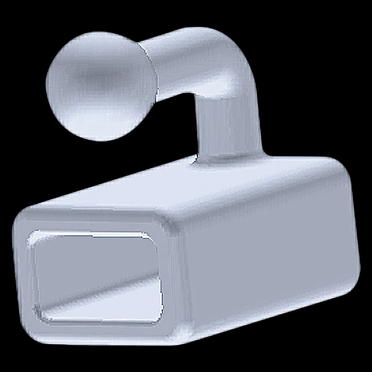 Ortho Organizers Crimpable Tube Hook, 0.01" x 0.025", Each (CRIMP HK-STP) - 01 X 025 Crimpable TubeHook - Image 1