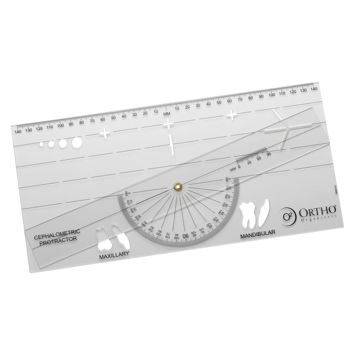 Cephalometric Protractor/Template, Clear, Each - Ceph Protractor/Template - Image 1