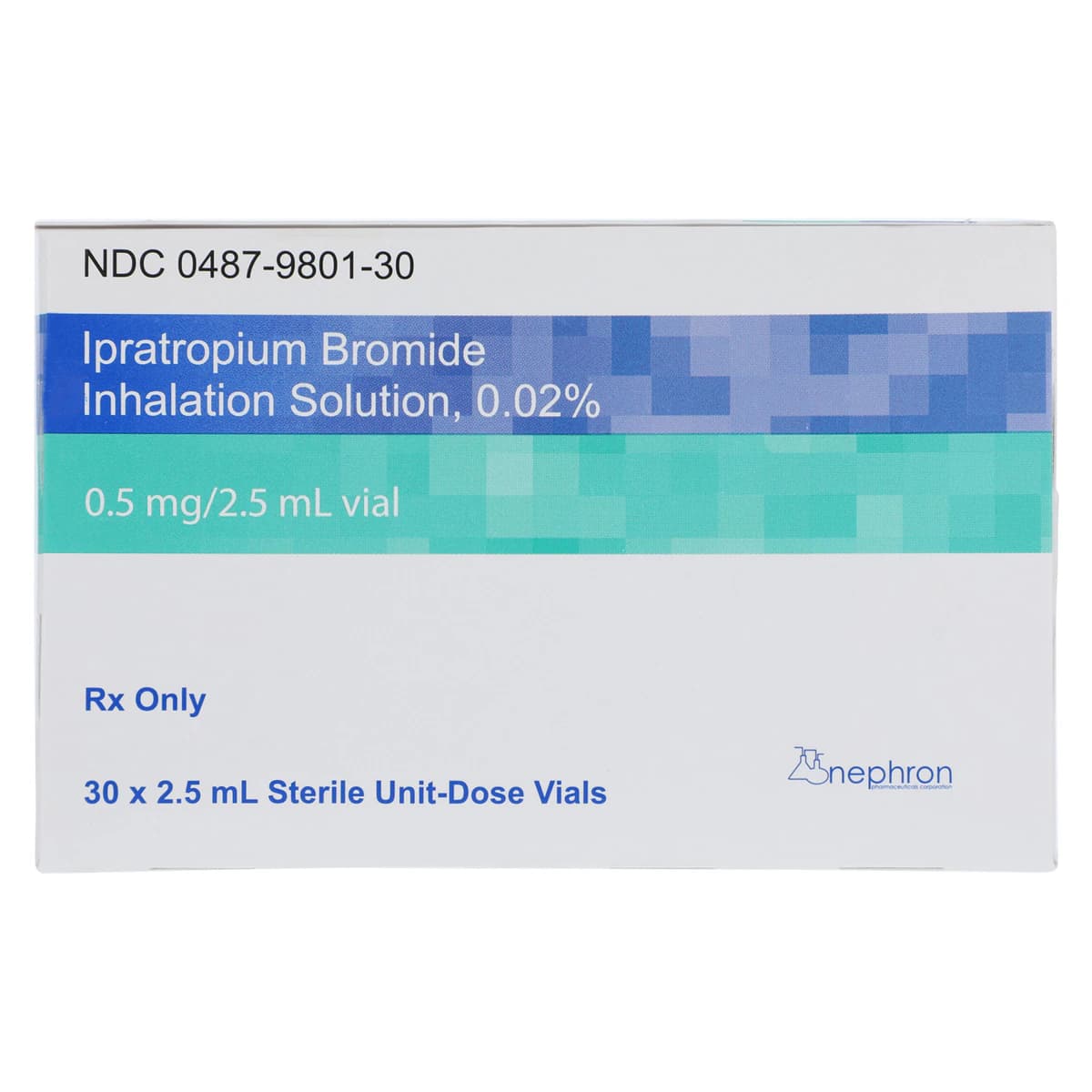Ipratropium Bromide Inhalation Solution 0.02%, 2.5mL Vial, 30/Package thumbnail 5