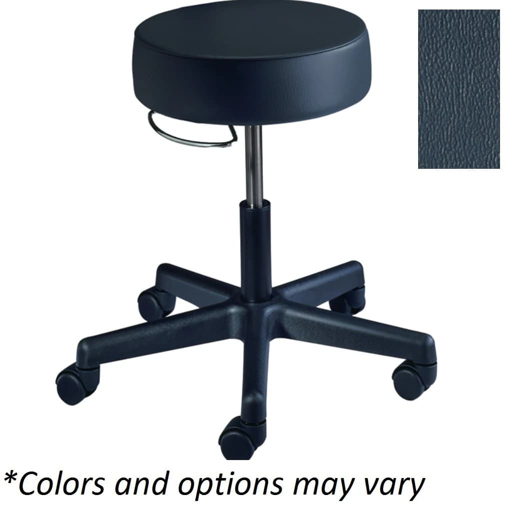 Brewer Stool Exam Pneumatic 5 Caster, Deep Sapphire, 250 lb Capacity - Stool Exam Pneumatic 5 Caster - Image 1