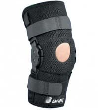 Breg ShortRunner Airmesh Pull Knee Brace, Adult, 2X-Large, 27-30" - Brace ShortRunner Airmesh Pull - Image 1