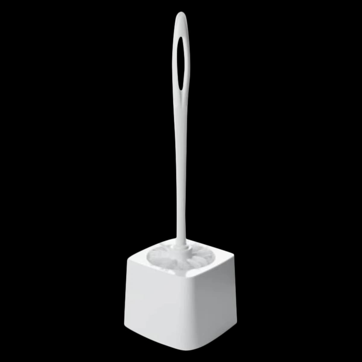 Rubbermaid Commercial Commercial-Grade Toilet Bowl Brush with Plastic Handle, White, 24/Case - Rubbermaid Commercial Commercial-GradeToilet Bowl Brush - Image 1