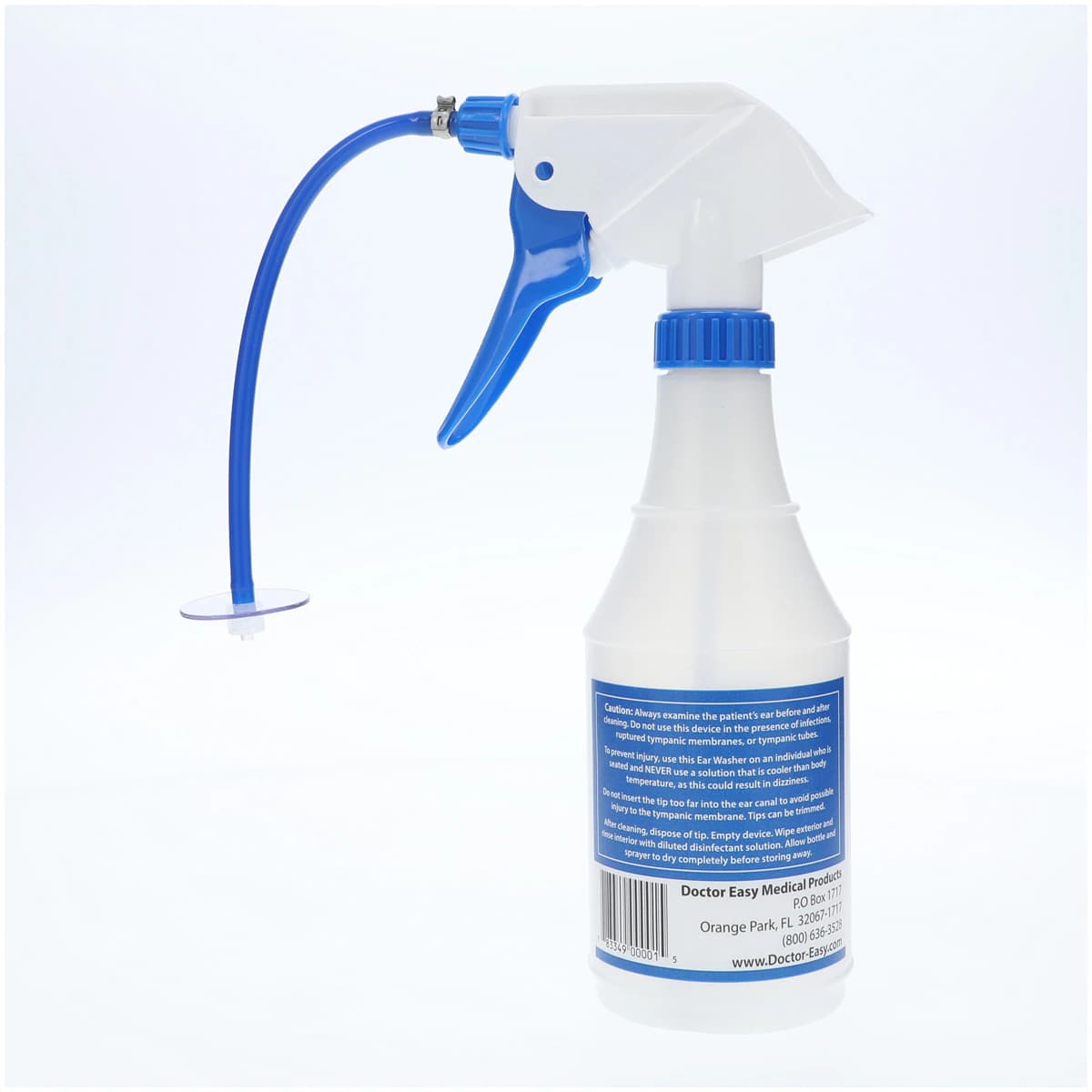 Rhino Ear Washer, Empty, 16 oz, with 3 Disposable Tips thumbnail 2