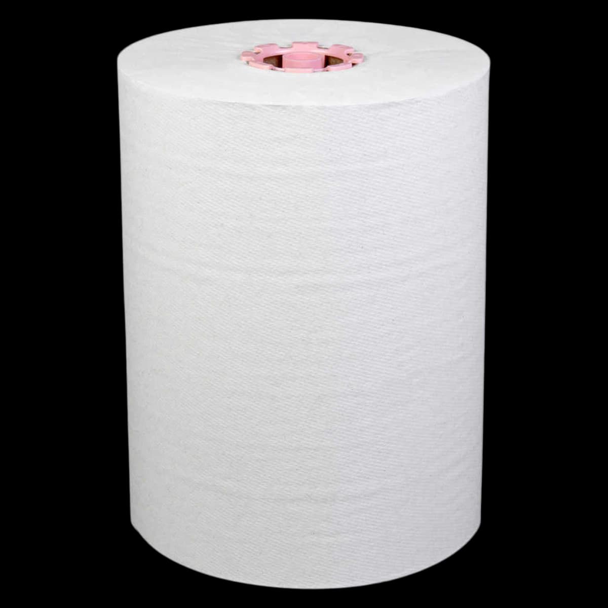 Scott SlimRoll Hard Roll Paper Towels, White, Pink Center, 580 ft, 6 Rolls/Case - Scott Slimroll Towels - Image 1